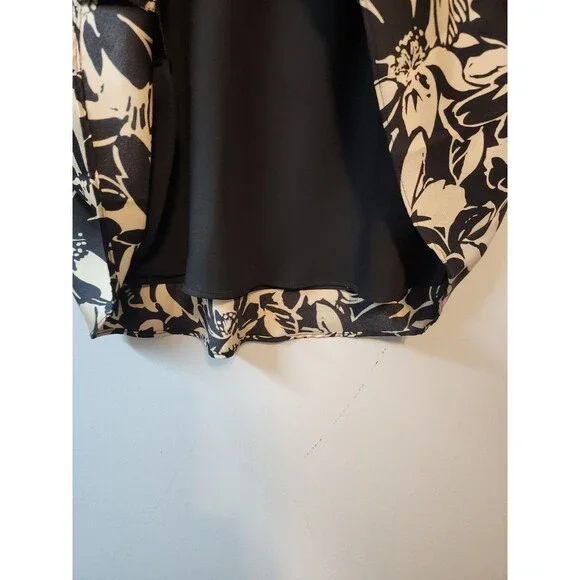 Ann Taylor Womens Vintage Tropical 100% Silk Floral Knee Length Skirt Size 6P - Picture 4 of 7